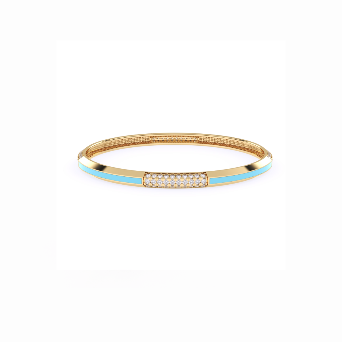 Antique Round Diamond Bangle For Women